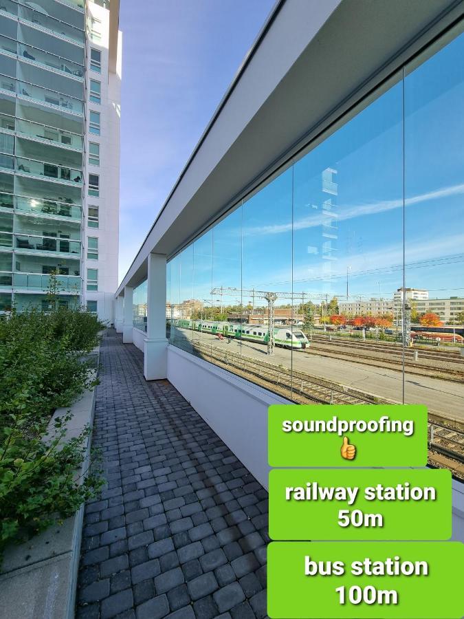 Heart Of Oulu, Studio With Parking Buitenkant foto